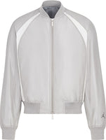 Dior x Jordan Air Jordan Grey Bomber Jacket